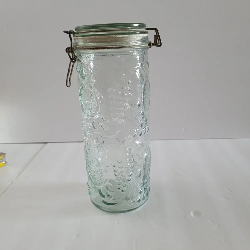 Charming Fruit Texture Glass Jar - 10